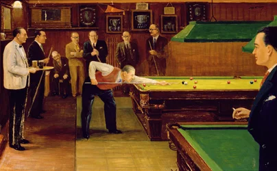 Ein Snooker-Match